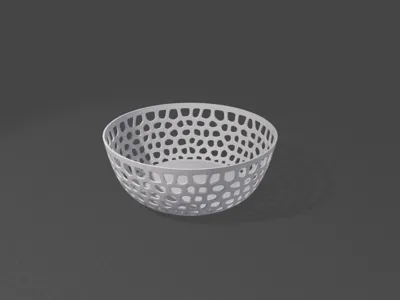 Voronoi style bowl