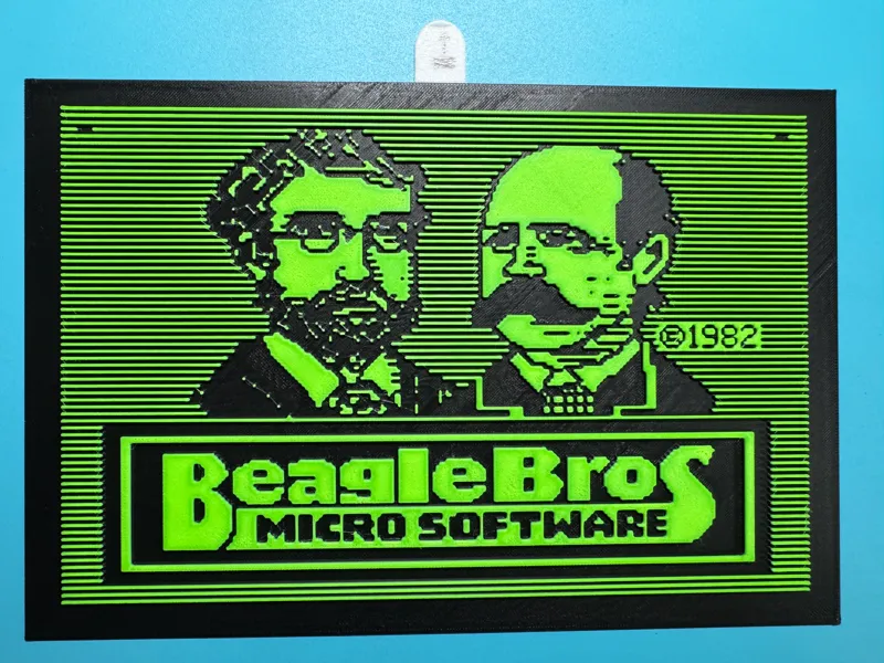 Beagle Bros Splash Screen Green Screenshot