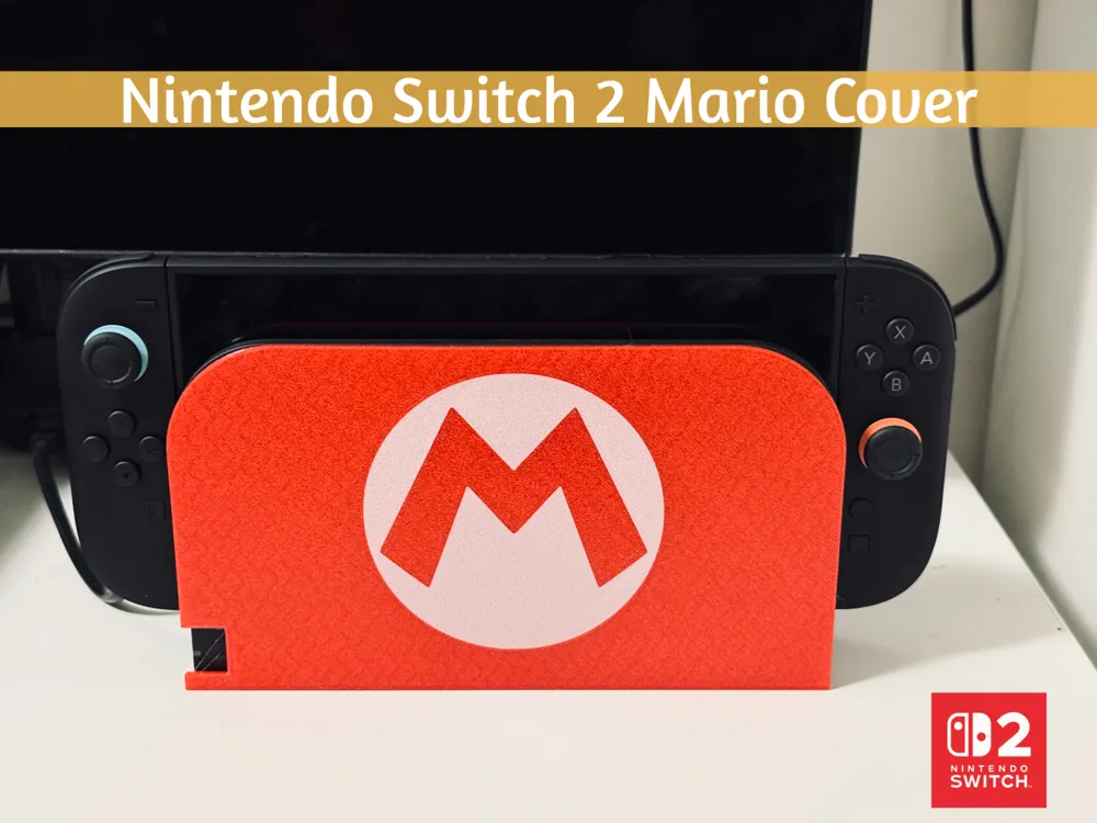 Switch 2 Mario Model Mario Skin for Nintendo switch 2 - Free 3D Print Model - MakerWorld