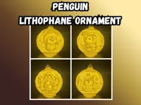 Ornement de Noël lithophanie pingouin — photo 2