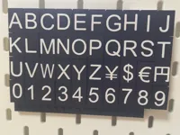 lowercase letters