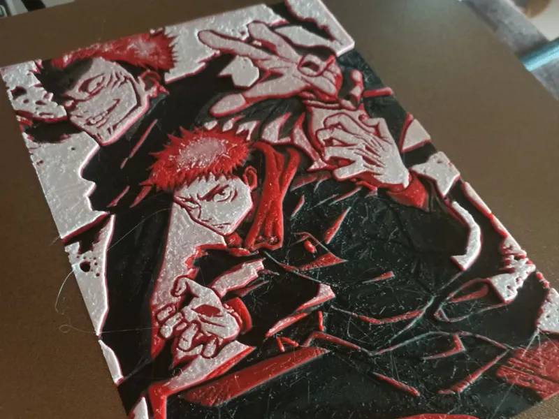 Yuji Itadori & Sukuna – Jujutsu Kaisen (Hueforge)