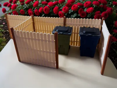 Classic Snap-Fit Mini Picket Fence