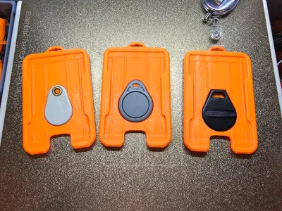 Badge Holder with Fob Slot (Multiple Fob Profiles)