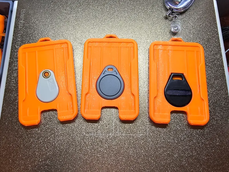 Badge Holder with Fob Slot (Multiple Fob Profiles)