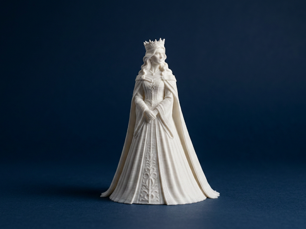 Medieval Queen 3D Model