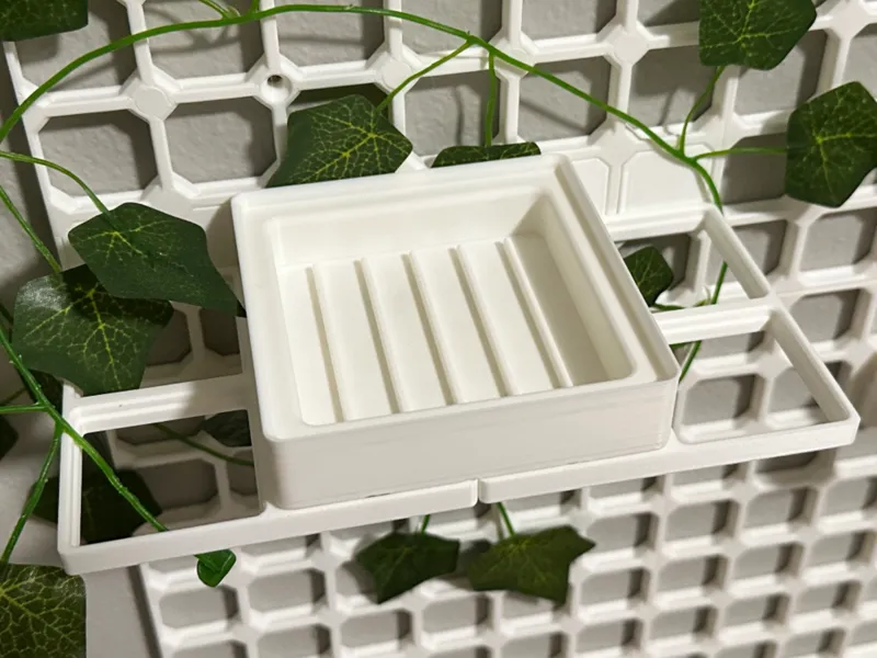 Gridfinity Build Plate Cleaner Holder | Half-Grid