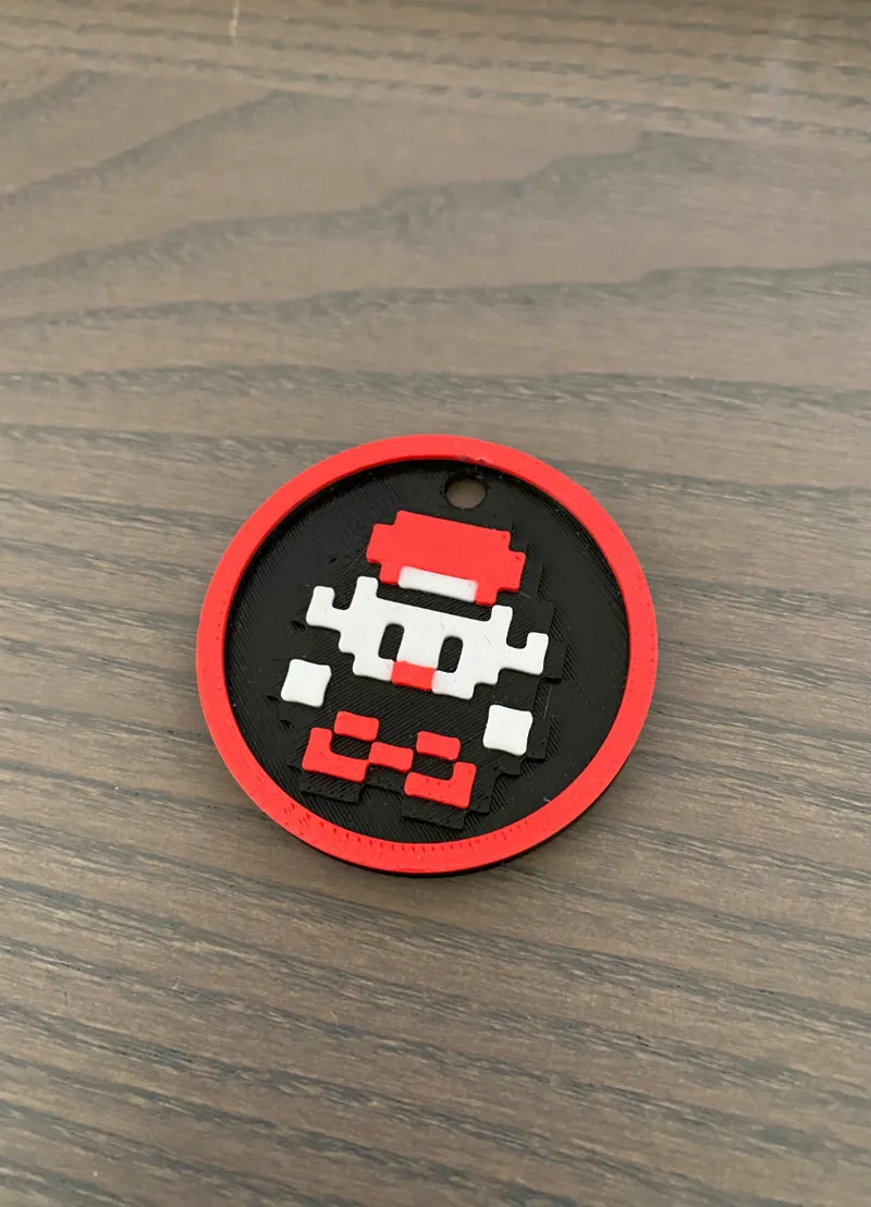 Pokemon Trainer Red Keychain