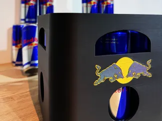 Beverage crate for cans