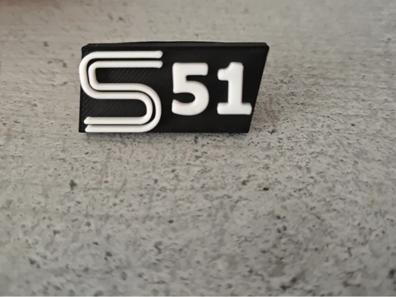 Simson S51 Custom Key Fob / Handle