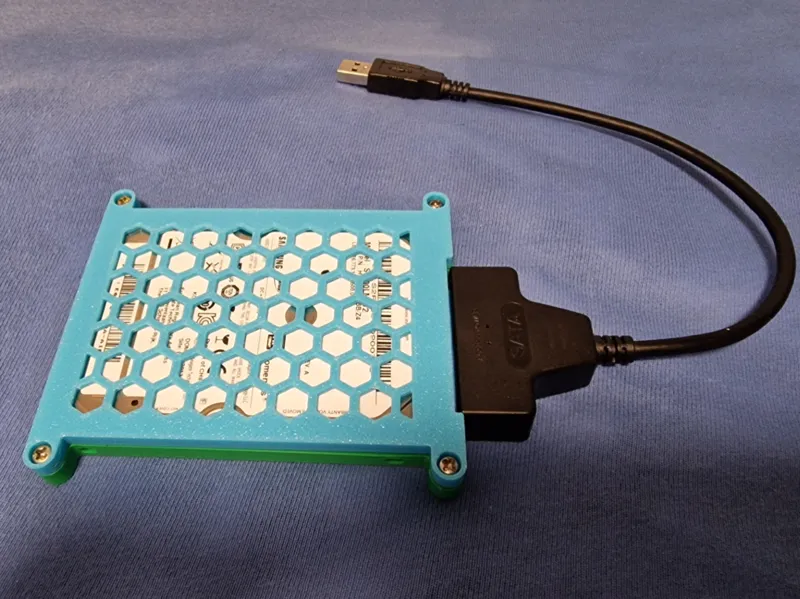 HDD/SSD 2.5 inch honeycomb case for USB adapter
