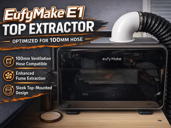 Capot d'extraction de fumées pour Eufymake E1