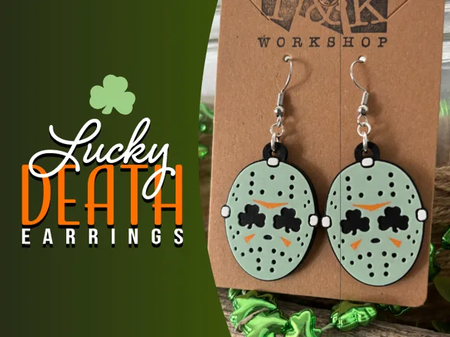 Lucky Death Earrings