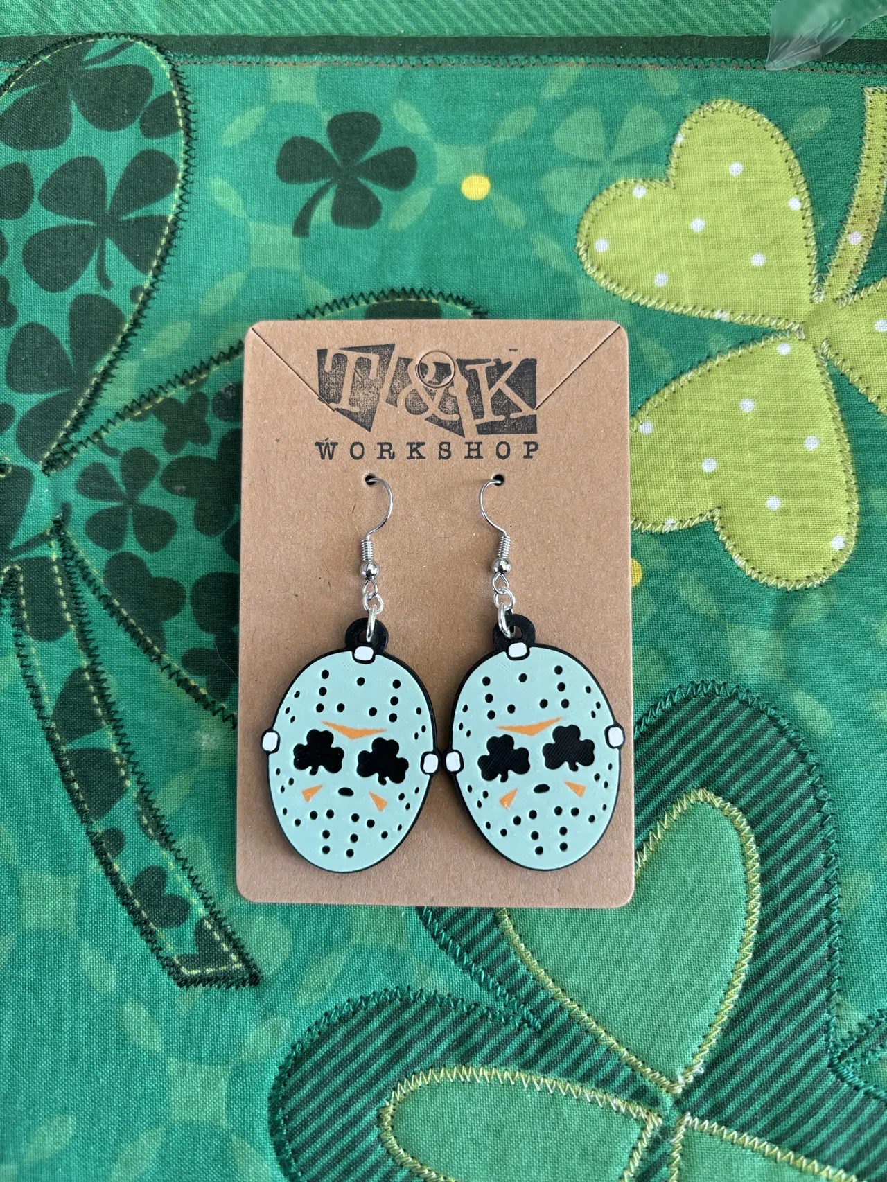 Lucky Death Earrings view 3
