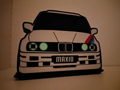 BMW E30 M3 lightbox