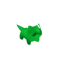 Méganium Pokémon low poly — photo 2
