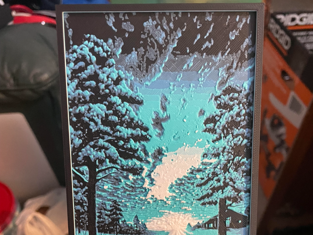Winter Road and Trees