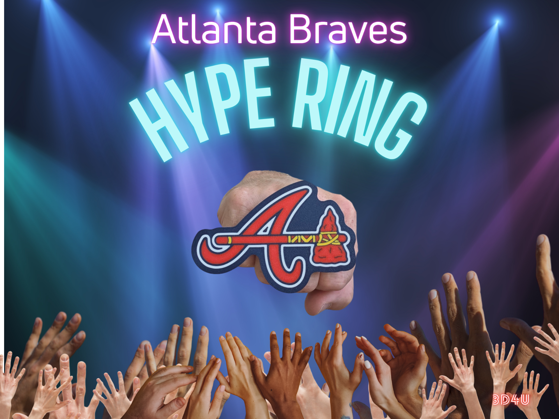 ATL Braves Hype Ring 