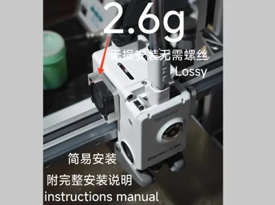 A1, A1 mini extruder cooling fan, no assembly, no support printing
