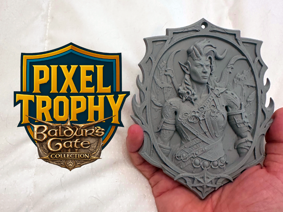 Pixel Trophy - Karlach (Baldur's Gate 3)