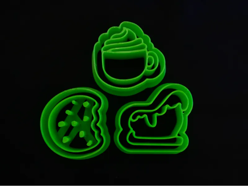 Dessert Cookie Cutter & Stamp Set