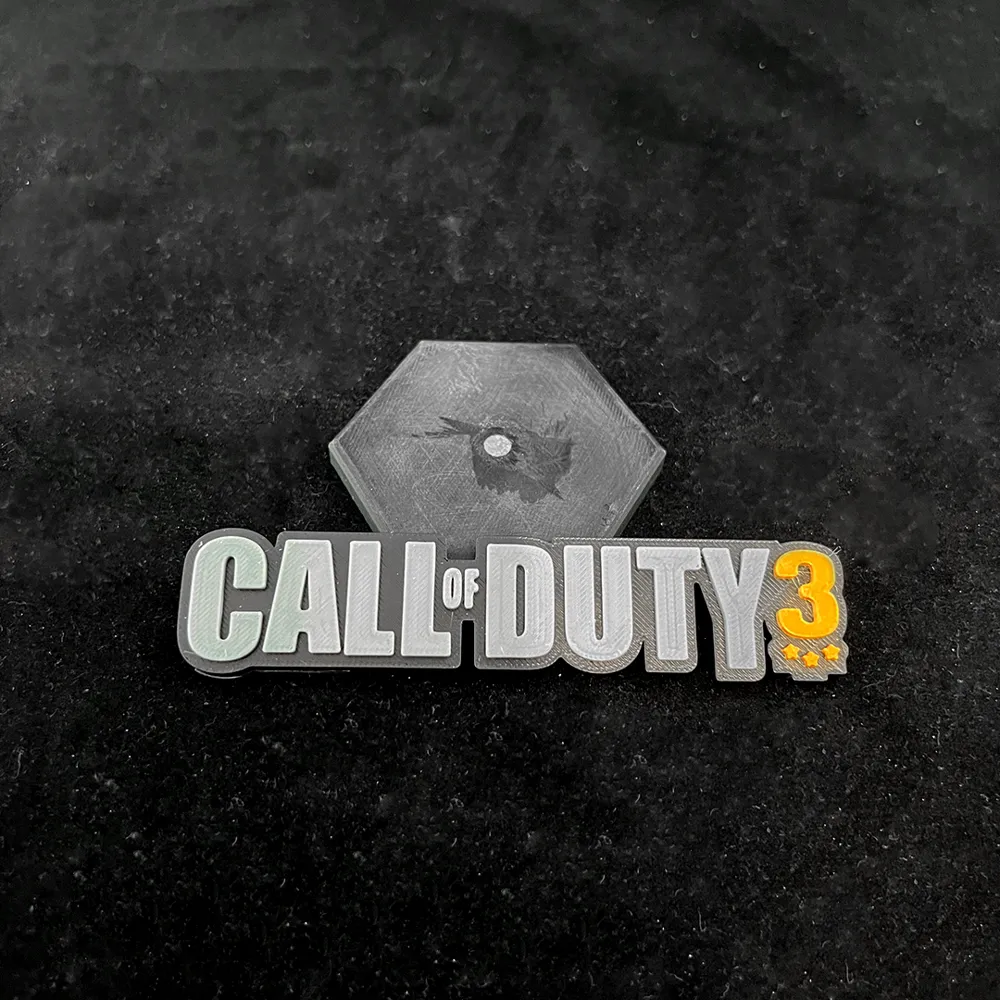 Gaming Logos - Call of Duty 3 - Free 3D Print Model - MakerWorld