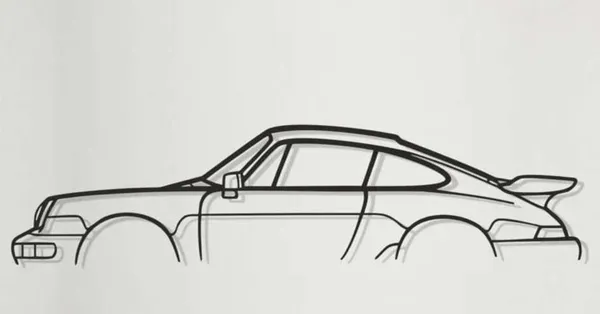 Silhouette Porsche 911