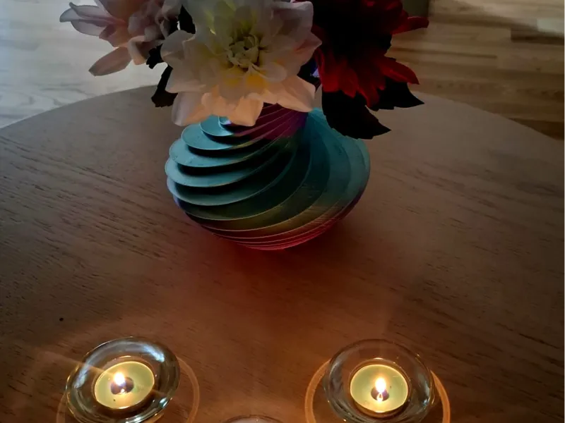 Spiral Bloom Vase
