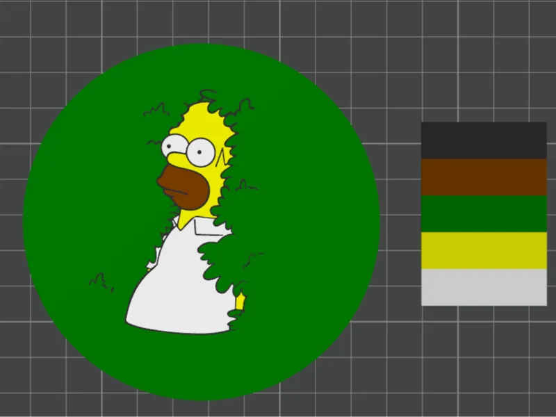 Homer Bush Coaster