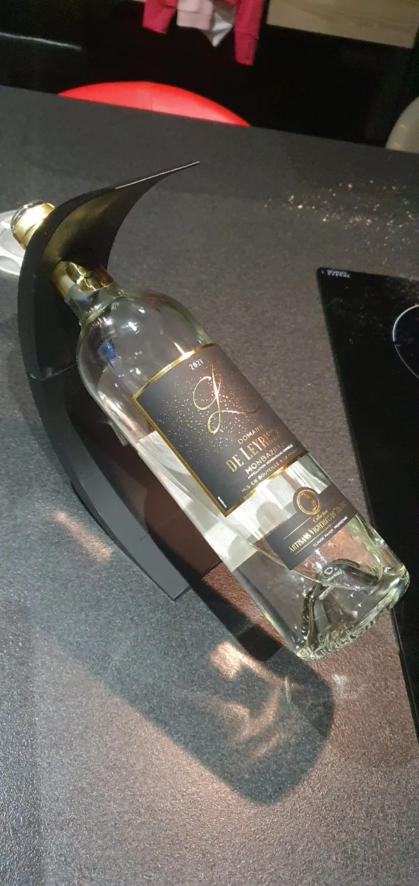 Support bouteille de vin