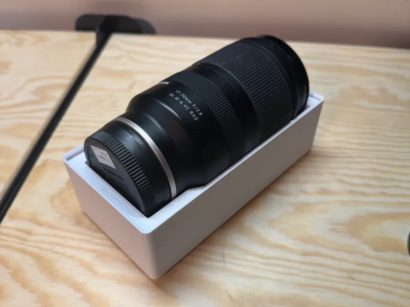 Tamron 17-70mm F2.8 Lens Gridfinity Bin 4x2