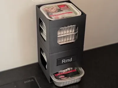 expandable cat feed dispenser