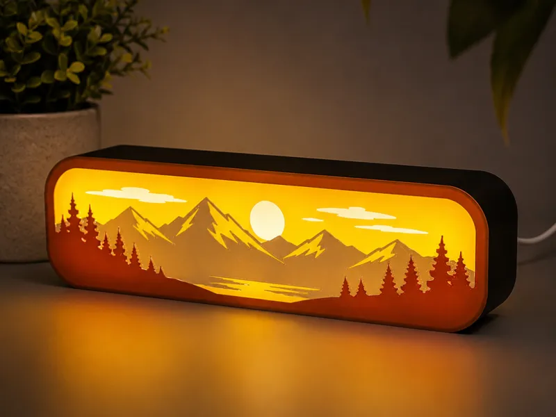Mountain Sunset Lightbox