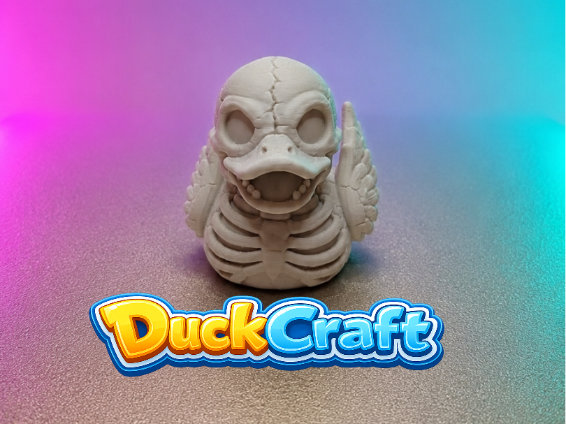 Skelettente "Bonesy" gruselige Duck Figur