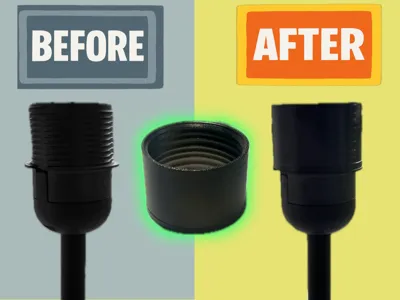 E27 Lamp Shade Screw Cover