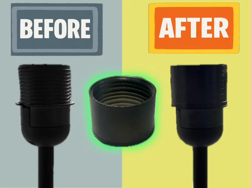 E27 Lamp Shade Screw Cover