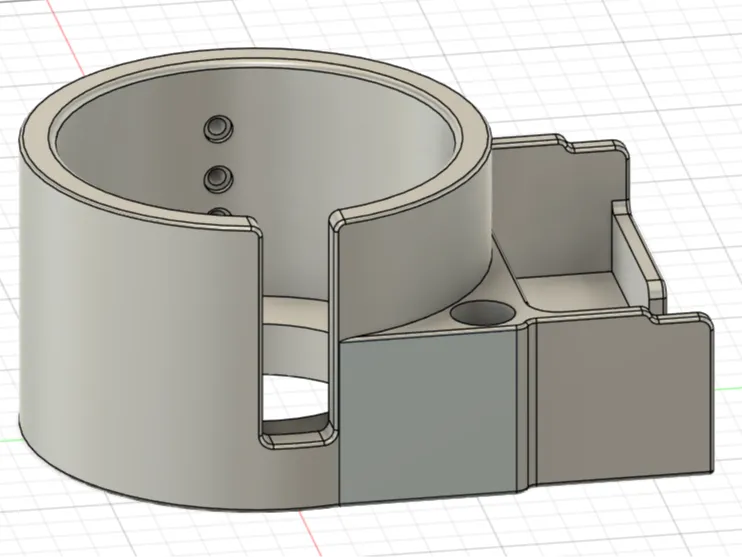 Wall Mount Cup Holder for Larger Bottles.