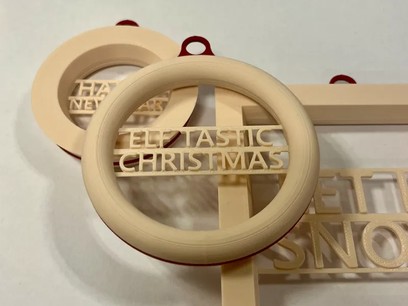 Circle ROUND Cover - Christmas ornament