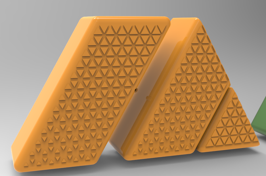 Miniatura 3 do modelo 3D 三角文具盒