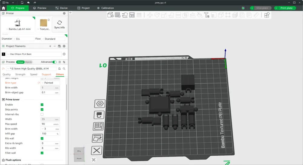 jointy guy v5 - Free 3D Print Model - MakerWorld