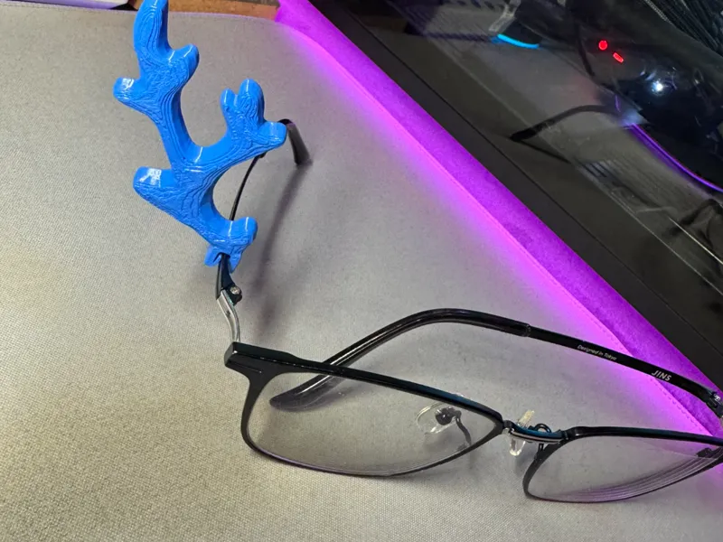 glasses deer antlers for Christmas 