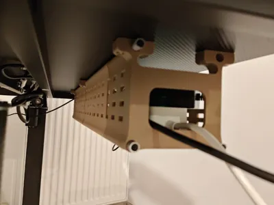 Modular under desk tray cable management