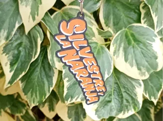 Llavero silvestre y la naranja
