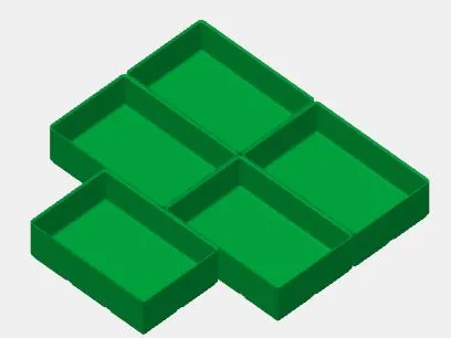 Gridfinity 3x2 bins