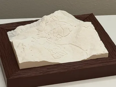 Model of Cypress Mountain 