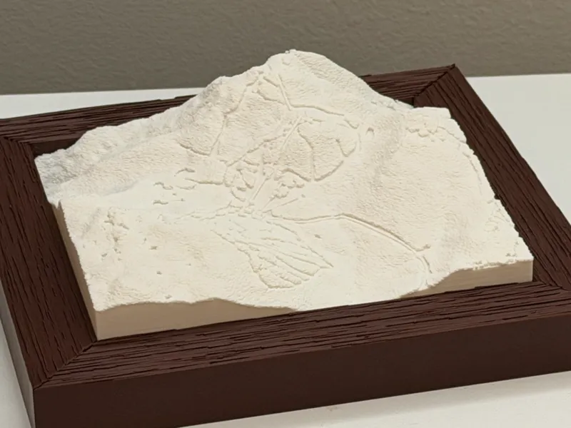 Model of Cypress Mountain 