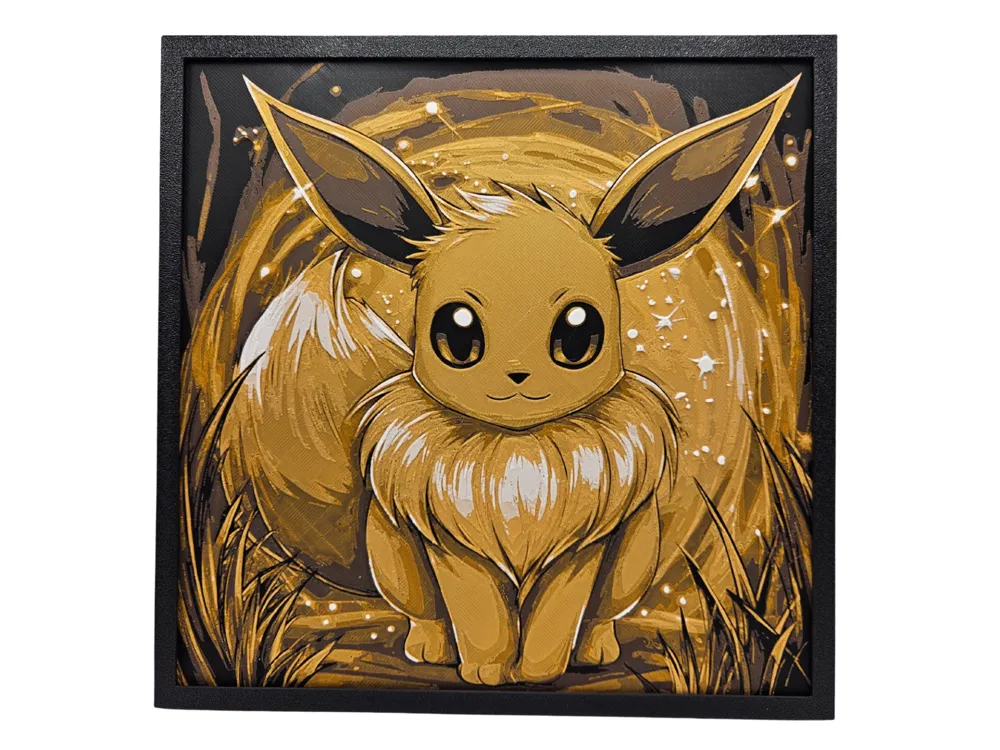 Eevee (Pokemon Hueforge)