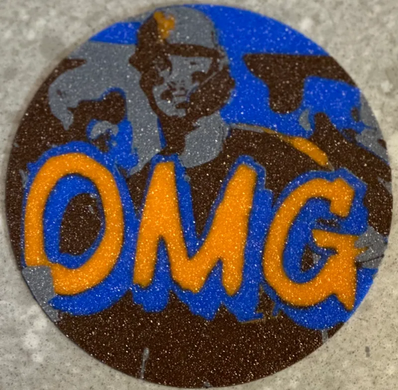 New York Mets Mark Vientos OMG Sign/Coaster
