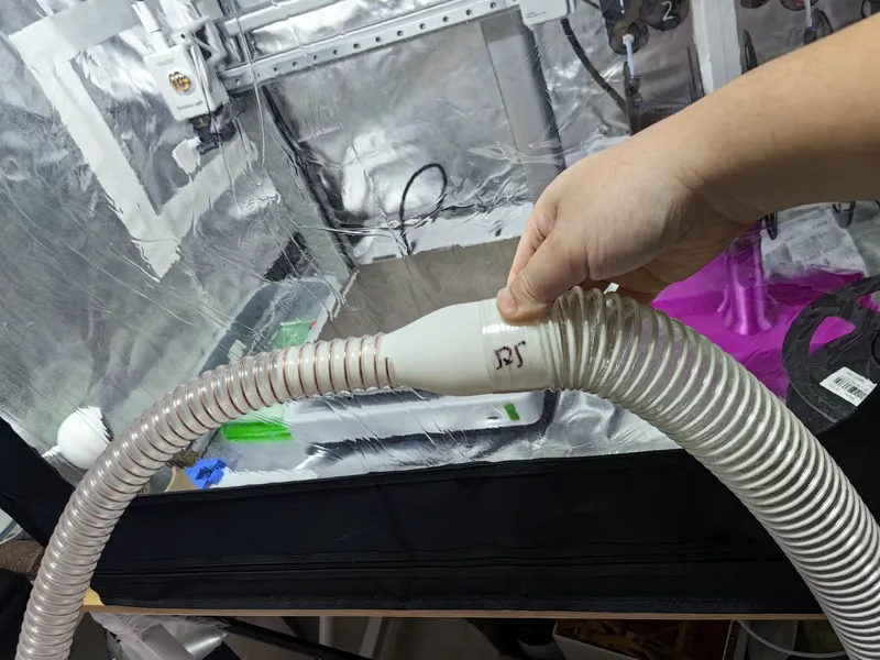 50mm转25mm风管连接器（Duct connector for converting from 50mm outer diameter to 25mm）