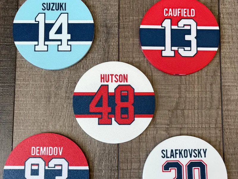 Montreal Canadiens Double-Sided Coasters Set